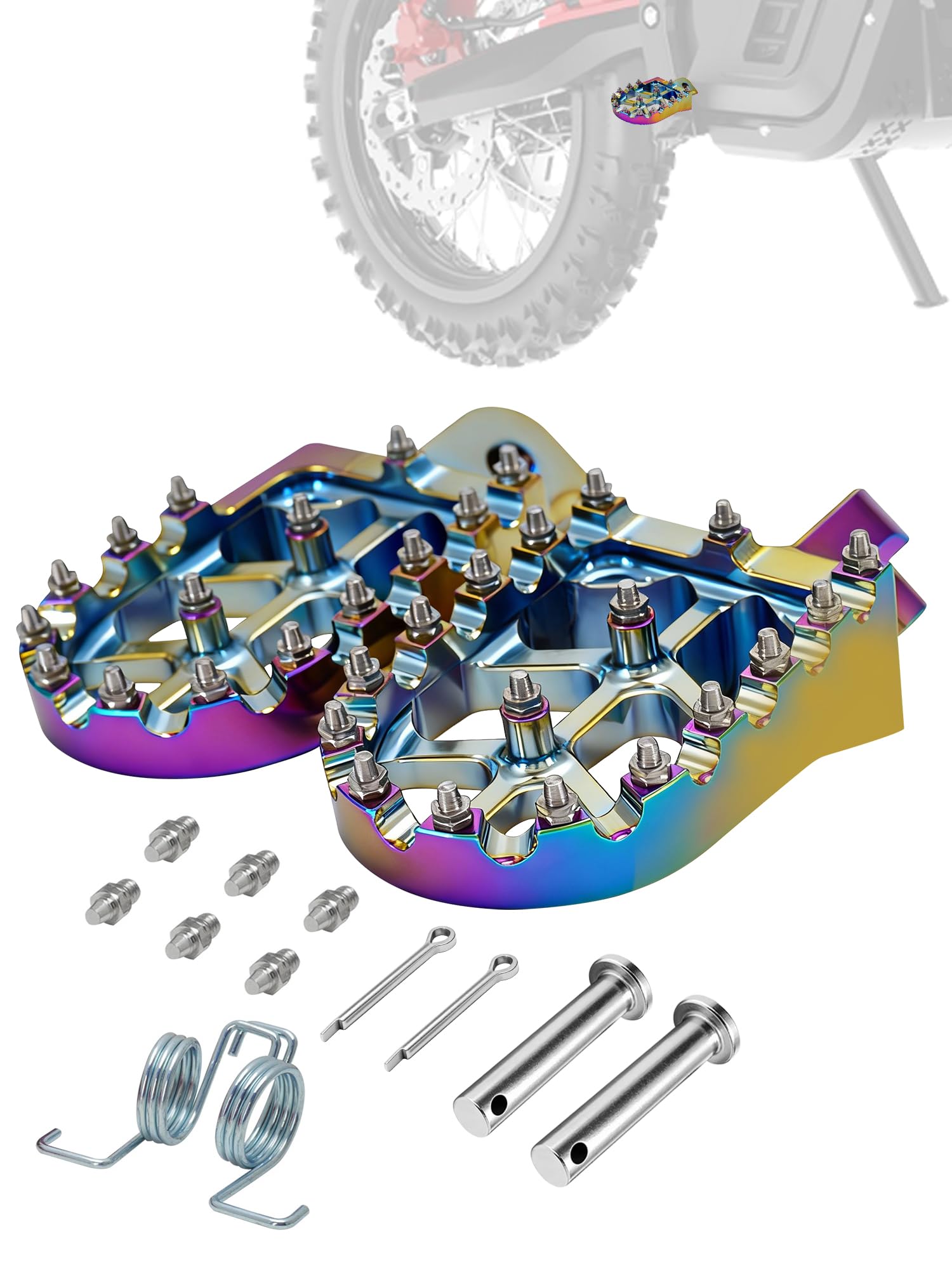 Amazon.com: BAOUFF Foot Pegs for Yozma IN10,CNC 7075 Aluminum